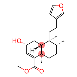 1-Naphthalenecarboxylic acid, 5-[2-(3-furanyl)ethyl]-3,4,4a,5,6,7,8,8a-octahydro-3-hydroxy-5,6,8a-trimethyl-, methyl ester, [3R-(3α,4aβ,5β,6α,8aα)]- (9CI)