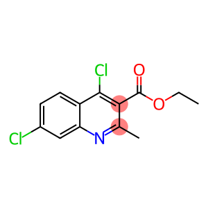 3-Quinolinecarboxylic acid, 4,7-dichloro-2-methyl-, ethyl ester