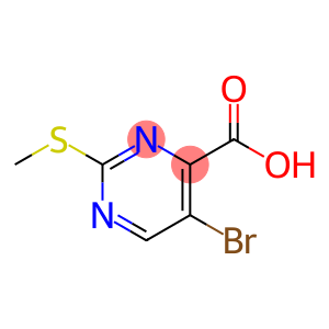 5-溴-2-甲硫基嘧啶-4-羧酸5-溴-2-甲巯基嘧啶-4-羧酸