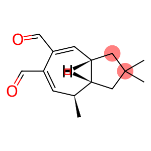 5,6-Azulenedicarboxaldehyde, 1,2,3,3a,8,8a-hexahydro-2,2,8-trimethyl-, (3aR,8R,8aR)-