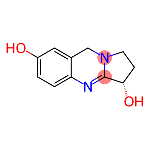 Pyrrolo(2,1-b)quinazoline-3,7-diol, 1,2,3,9-tetrahydro-, (R)-