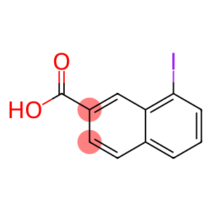 2-Naphthalenecarboxylic acid, 8-iodo-