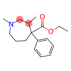 1H-Azepine-4-carboxylic acid, hexahydro-1,3-dimethyl-4-phenyl-, ethyl ester