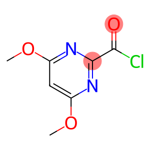 2-Pyrimidinecarbonyl chloride, 4,6-dimethoxy- (9CI)