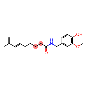 6,8-Nonadienamide, N-[(4-hydroxy-3-methoxyphenyl)methyl]-8-methyl-, (6E)-