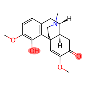 Morphinan-7-one, 5,6-didehydro-4-hydroxy-3,6-dimethoxy-17-methyl-, (9α,13α,14α)-
