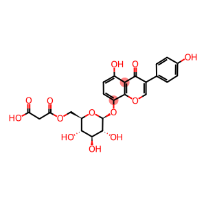 4H-1-Benzopyran-4-one, 7-6-O-(carboxyacetyl)-.beta.-D-glucopyranosyloxy-5-hydroxy-3-(4-hydroxyphenyl)-