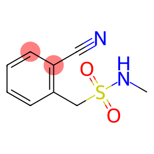 Benzenemethanesulfonamide, 2-cyano-N-methyl-