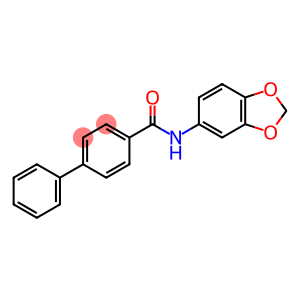 N-(1,3-benzodioxol-5-yl)biphenyl-4-carboxamide