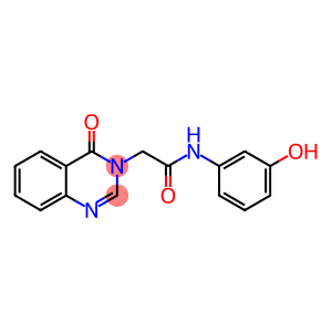 N-(3-hydroxyphenyl)-2-(4-oxoquinazolin-3-yl)acetamide