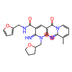N-(2-furylmethyl)-2-imino-10-methyl-5-oxo-1-(tetrahydro-2-furanylmethyl)-1,5-dihydro-2H-dipyrido[1,2-a:2,3-d]pyrimidine-3-carboxamide