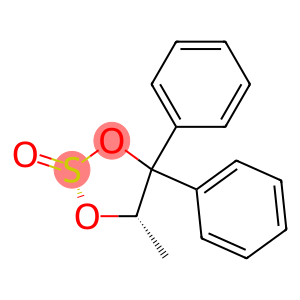 1,3,2-Dioxathiolane, 5-methyl-4,4-diphenyl-, 2-oxide, cis- (9CI)