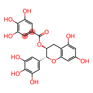 Benzoic acid, 3,4,5-trihydroxy-, (2R,3S)-3,4-dihydro-5,7-dihydroxy-2-(3,4,5-trihydroxyphenyl)-2H-1-benzopyran-3-yl ester