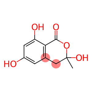 1H-2-Benzopyran-1-one, 3,4-dihydro-3,6,8-trihydroxy-3-methyl-
