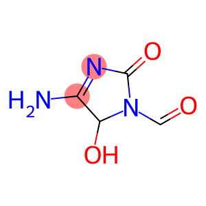 1H-Imidazole-1-carboxaldehyde, 4-amino-2,5-dihydro-5-hydroxy-2-oxo- (9CI)