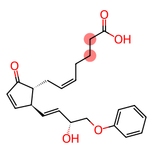 5-Heptenoic acid, 7-[(1R,2S)-2-[(1E,3R)-3-hydroxy-4-phenoxy-1-buten-1-yl]-5-oxo-3-cyclopenten-1-yl]-, (5Z)-