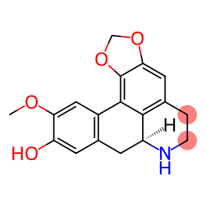 (-)-1,2-Methylenedioxy-10-methoxy-5,6,6aα,7-tetrahydro-4H-dibenzo[de,g]quinoline-9-ol