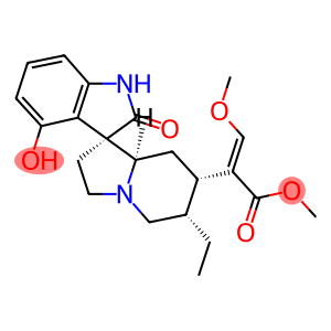 (3β,7R,16E)-16,17-Didehydro-9-hydroxy-17-methoxy-2-oxocorynoxan-16-carboxylic acid methyl ester
