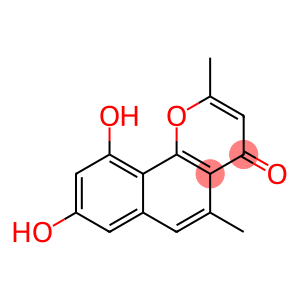4H-Naphtho[1,2-b]pyran-4-one, 8,10-dihydroxy-2,5-dimethyl-