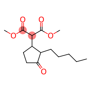 3-Oxo-2-pentylcyclopentylmalonic acid dimethyl ester