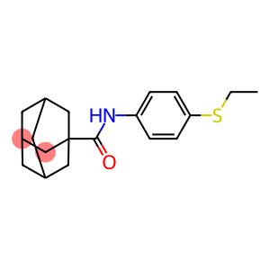 Tricyclo[3.3.1.13,7]decane-1-carboxamide, N-[4-(ethylthio)phenyl]-