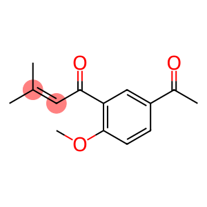 1-(5-Acetyl-2-methoxyphenyl)-3-methylbut-2-en-1-one