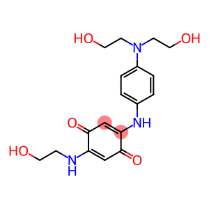 2,5-Cyclohexadiene-1,4-dione, 2-[[4-[bis(2-hydroxyethyl)amino]phenyl]amino]-5-[(2-hydroxyethyl)amino]-