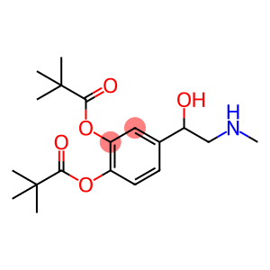 [2-(2,2-dimethylpropanoyloxy)-4-(1-hydroxy-2-methylamino-ethyl)- phenyl] 2,2-dimethylpropanoate