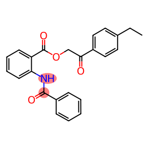 2-(4-ethylphenyl)-2-oxoethyl 2-(benzoylamino)benzoate