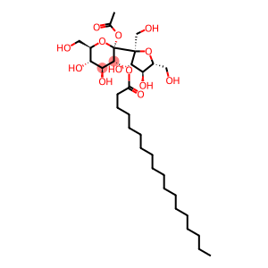 alpha-d-Glucopyranoside, beta-d-fructofuranosyl, acetate octadecanoate
