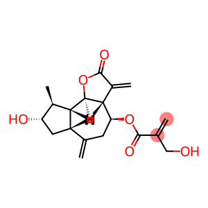 2-Propenoic acid, 2-(hydroxymethyl)-, (3aR,4S,6aR,8S,9S,9aR,9bR)-dodecahydro-8-hydroxy-9-methyl-3,6-bis(methylene)-2-oxoazuleno[4,5-b]furan-4-yl ester