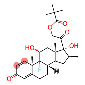 21-(2,2-Dimethyl-1-oxopropoxy)-9-fluoro-11β,17-dihydroxy-16β-methylpregna-1,4-diene-3,20-dione