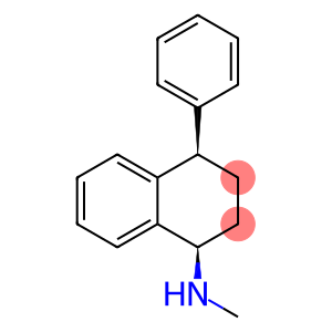 1-Naphthalenamine, 1,2,3,4-tetrahydro-N-methyl-4-phenyl-, (1R,4R)-rel-