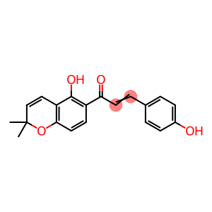 2-Propen-1-one, 1-(5-hydroxy-2,2-dimethyl-2H-1-benzopyran-6-yl)-3-(4-hydroxyphenyl)-