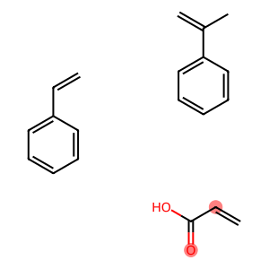 (1-甲基乙烯基)苯与乙烯基苯和2-丙烯酸的聚合物