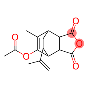 4,7-Ethanoisobenzofuran-1,3-dione, 6-(acetyloxy)-3a,4,7,7a-tetrahydro-5-methyl-8-(1-methylethenyl)-