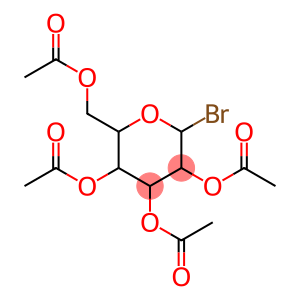 Hexopyranosyl bromide, 2,3,4,6-tetraacetate