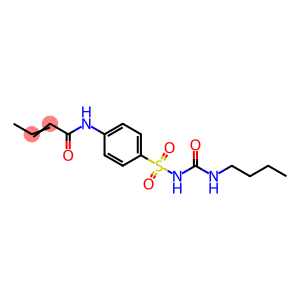 2-Butenamide, N-[4-[[[(butylamino)carbonyl]amino]sulfonyl]phenyl]-