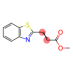 2-Propenoic acid, 3-(2-benzothiazolyl)-, methyl ester