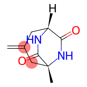 6,8-Diazabicyclo[3.2.2]nonane-7,9-dione,1-methyl-3-methylene-,(1R,5R)-(9CI)