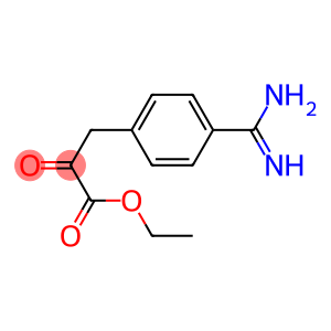 Benzenepropanoic acid, 4-(aminoiminomethyl)-α-oxo-, ethyl ester