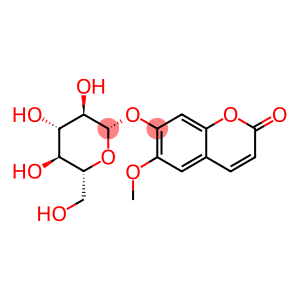 7-(beta-D-Glucopyranosyloxy)-6-methoxy-2H-1-benzopyran-2-one