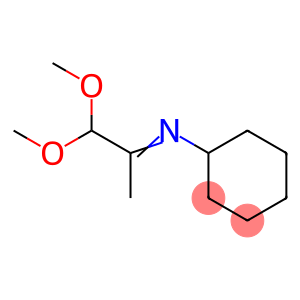 CYCLOHEXYL-[2,2-DIMETHOXY-1-METHYL-ETH-(E)-YLIDENE]-AMINE