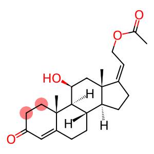 21-(Acetyloxy)-11β-hydroxypregna-4,17(20)-dien-3-one
