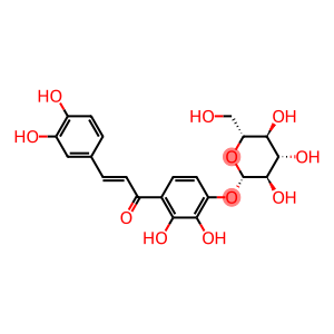 (E)-3-(3,4-dihydroxyphenyl)-1-[4-(beta-D-glucopyranosyloxy)-2,3-dihydroxyphenyl]-2-propen-1-one