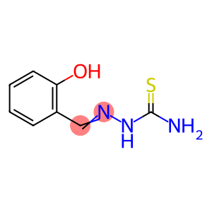 2-[(2-Hydroxyphenyl)methylene]hydrazinecarbothioamide,  2-Hydroxybenzaldehyde  thiosemicarbazone,  o-Hydroxybenzaldehyde  thiosemicarbazone