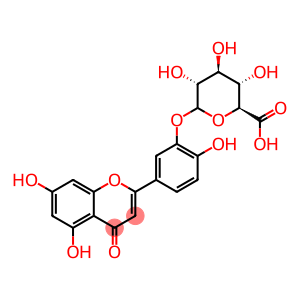 β-D-Glucopyranosiduronic acid, 5-(5,7-dihydroxy-4-oxo-4H-1-benzopyran-2-yl)-2-hydroxyphenyl