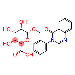 β-D-Glucopyranosiduronic acid, [2-(2-methyl-4-oxo-3(4H)-quinazolinyl)phenyl]methyl