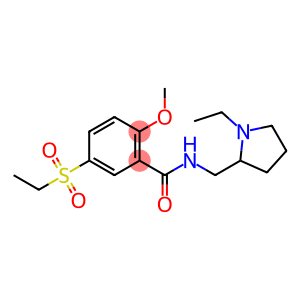 Benzamide, N-[(1-ethyl-2-pyrrolidinyl)methyl]-5-(ethylsulfonyl)-2-methoxy- (9CI)