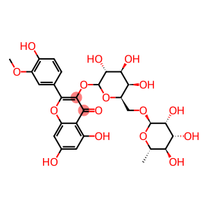 2-(4-Hydroxy-3-methoxyphenyl)-3-(6-O-α-L-rhamnopyranosyl-β-D-galactopyranosyloxy)-5,7-dihydroxy-4H-1-benzopyran-4-one